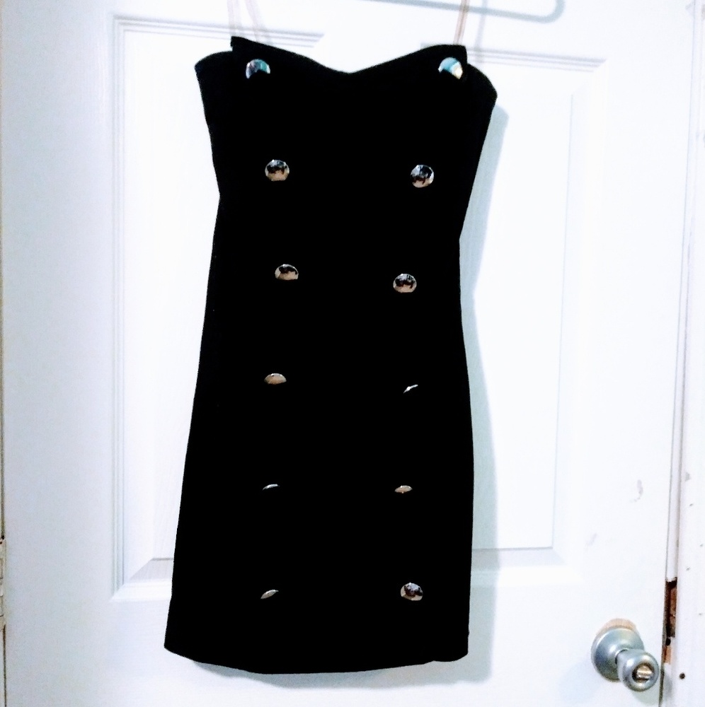 Black Love Culture Mini Dress Medium